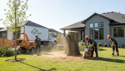 Professional landscaping and tree removal service in Harrisburg, PA by Chop Chop Tree experts