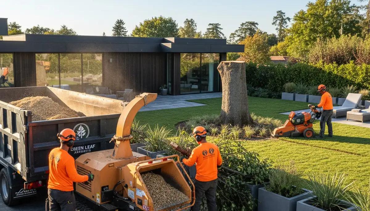 Professional landscaping and tree removal service in Harrisburg, PA by Chop Chop Tree experts