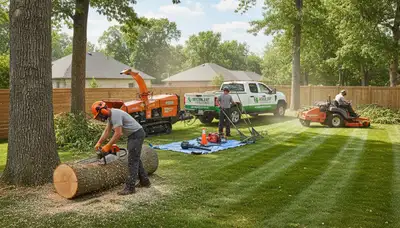 Professional lawn care and tree removal service in Harrisburg, PA by Chop Chop Tree experts