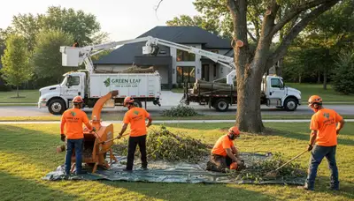 Professional lawn and tree care experts servicing residential yards in Harrisburg, PA