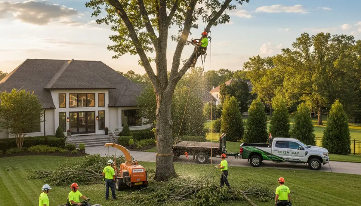 Professional lawn service and tree removal in Harrisburg, PA by Chop Chop Tree experts